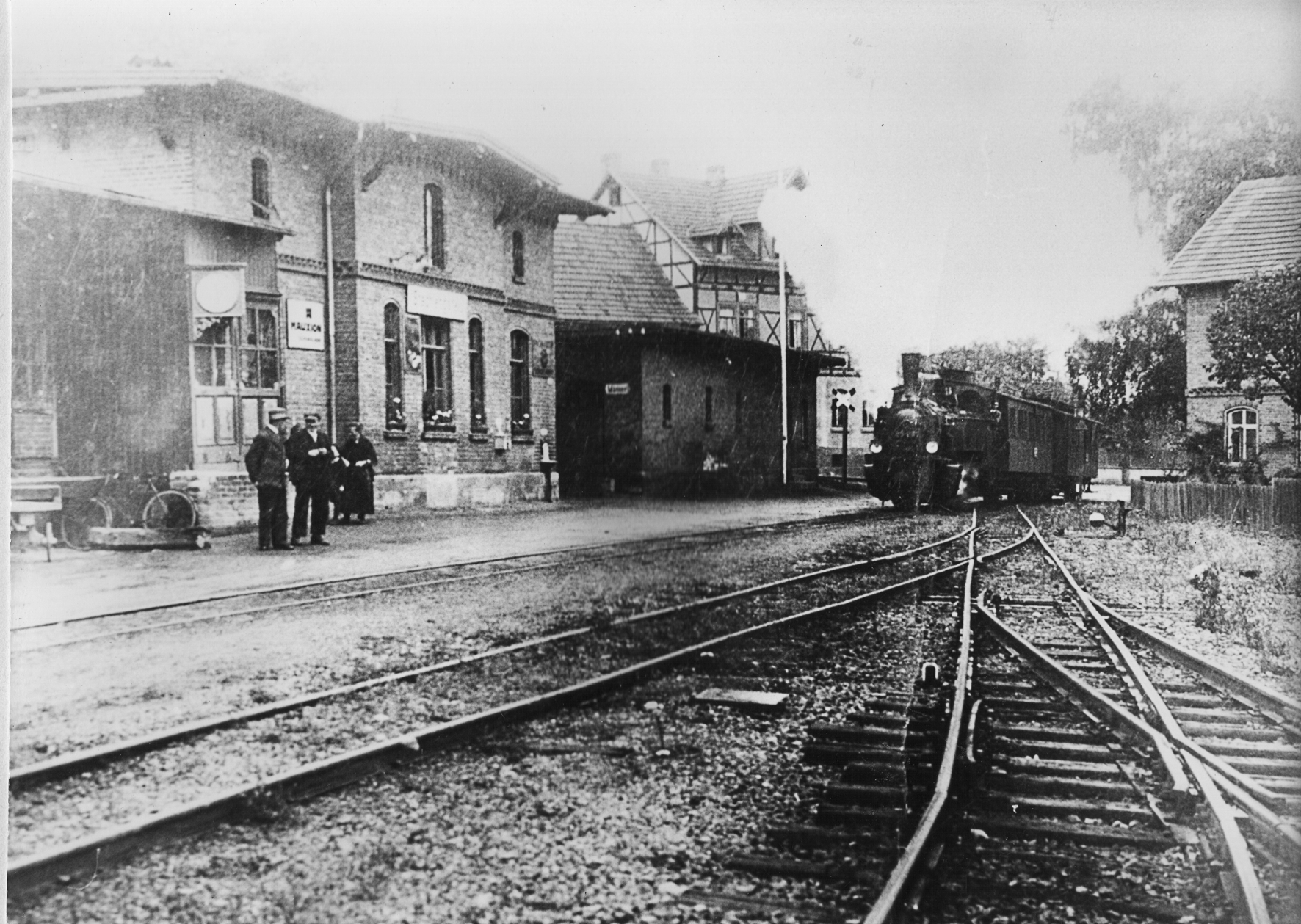 Abbildung 36 Alter Bahnhof Dermbacher Str. um 1925