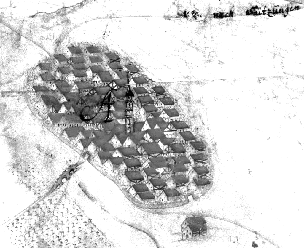 Landdkarte Boineburg 17 Jh