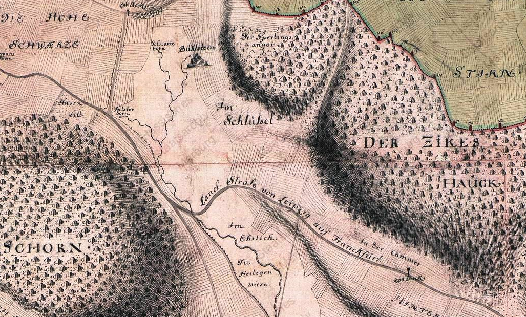 Landkarte �chsen 1721