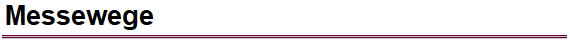 Messewege