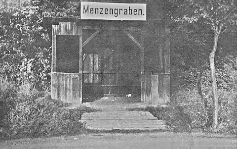 Stadtlengsfeld Bahnhof, Menzengraben, um 1900