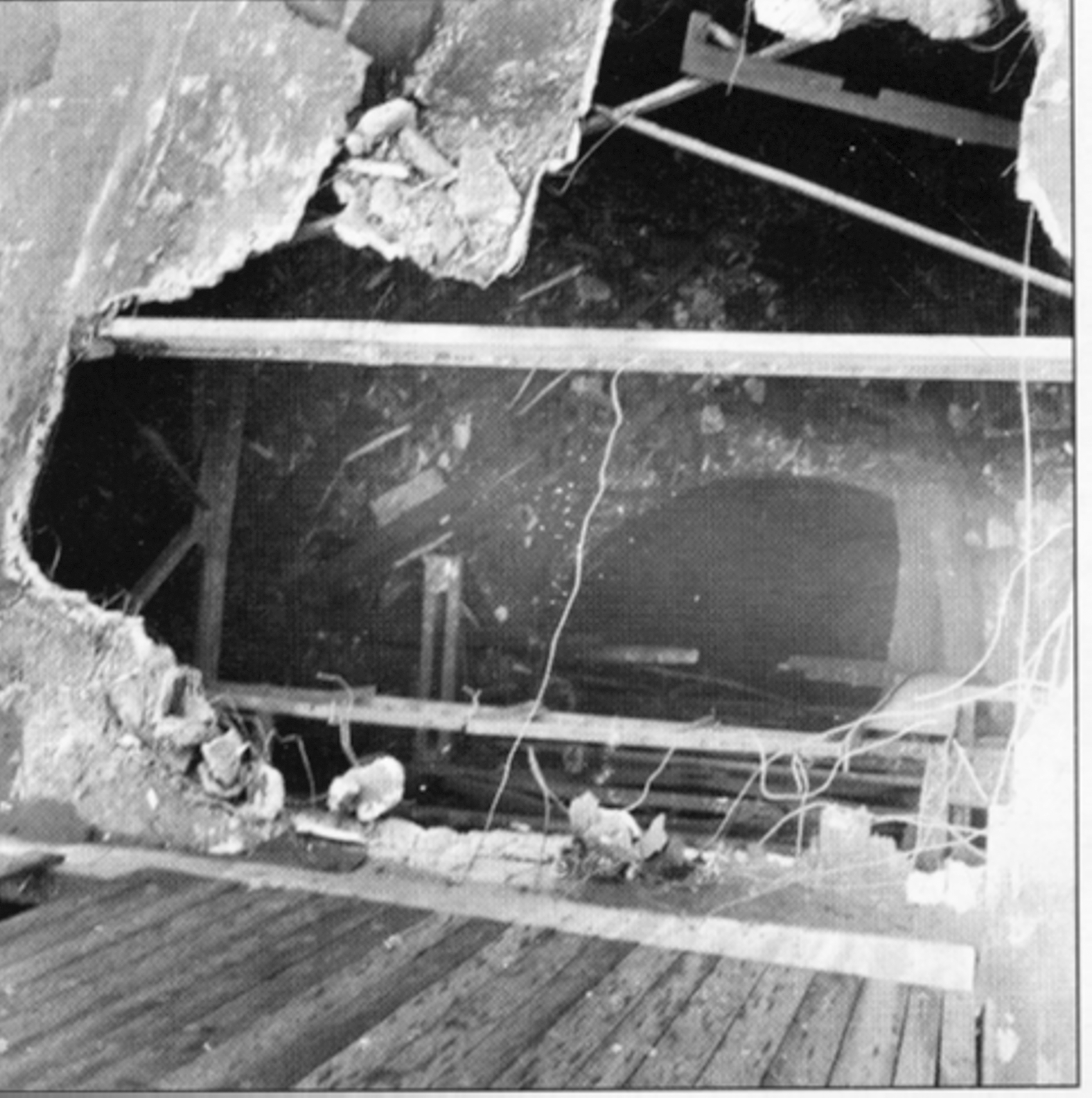 Schacht-Gasausbruch Schachtrhre 1953
