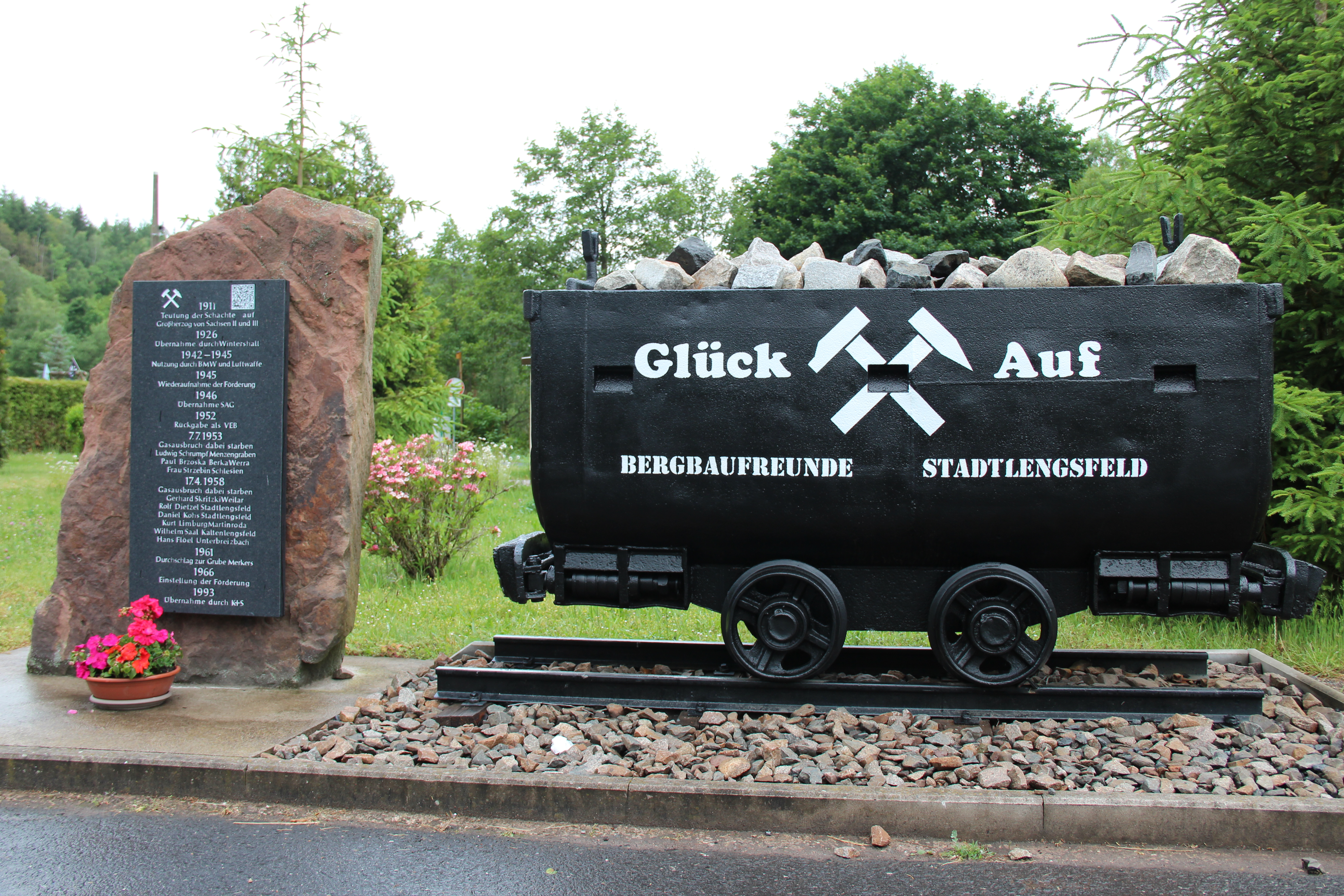 Stadtlengsfeld Menzengraben Schacht Denkmal 2020