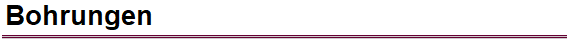 Bohrungen